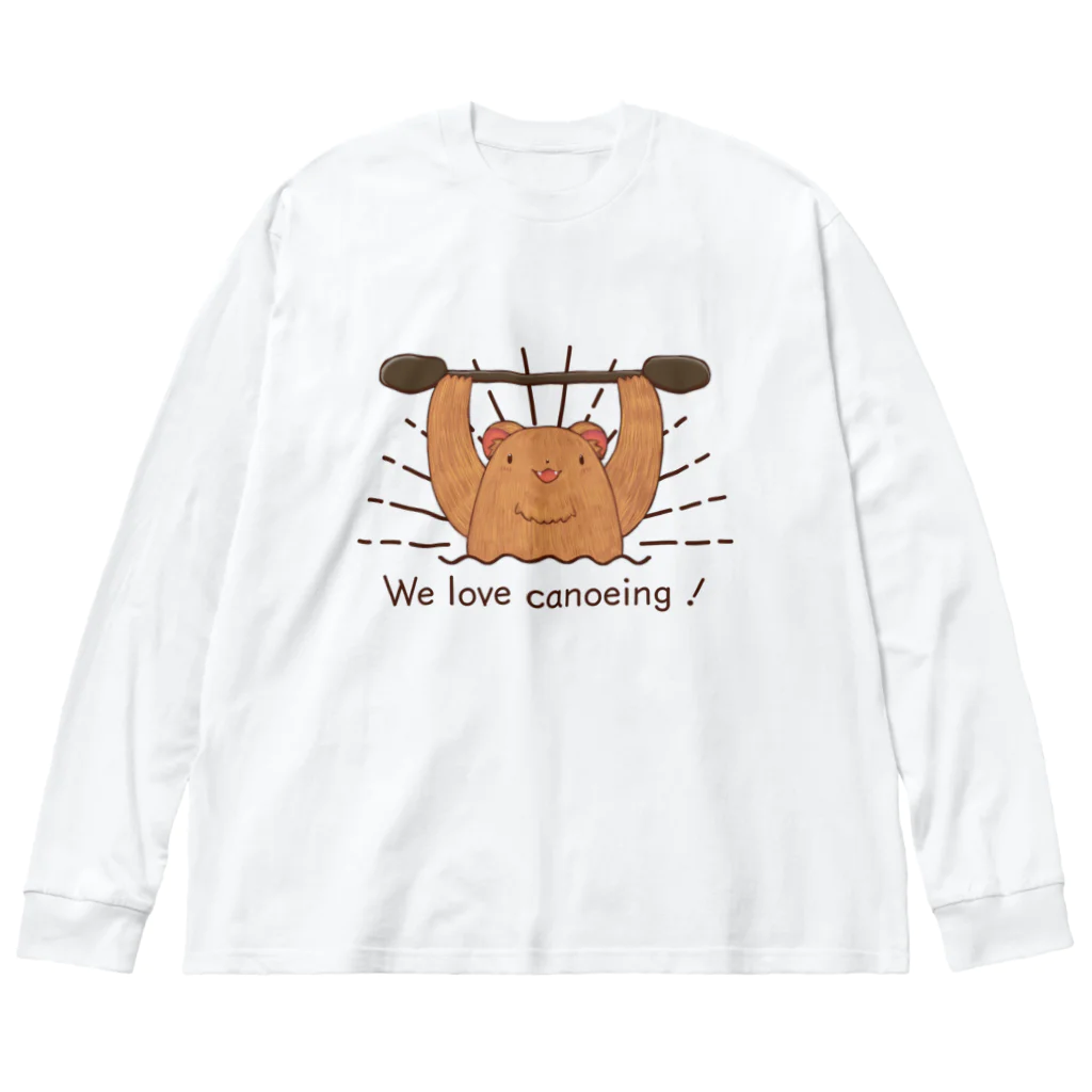 なないろLab.のWe love canoeing ! ビッグシルエットロングスリーブTシャツ