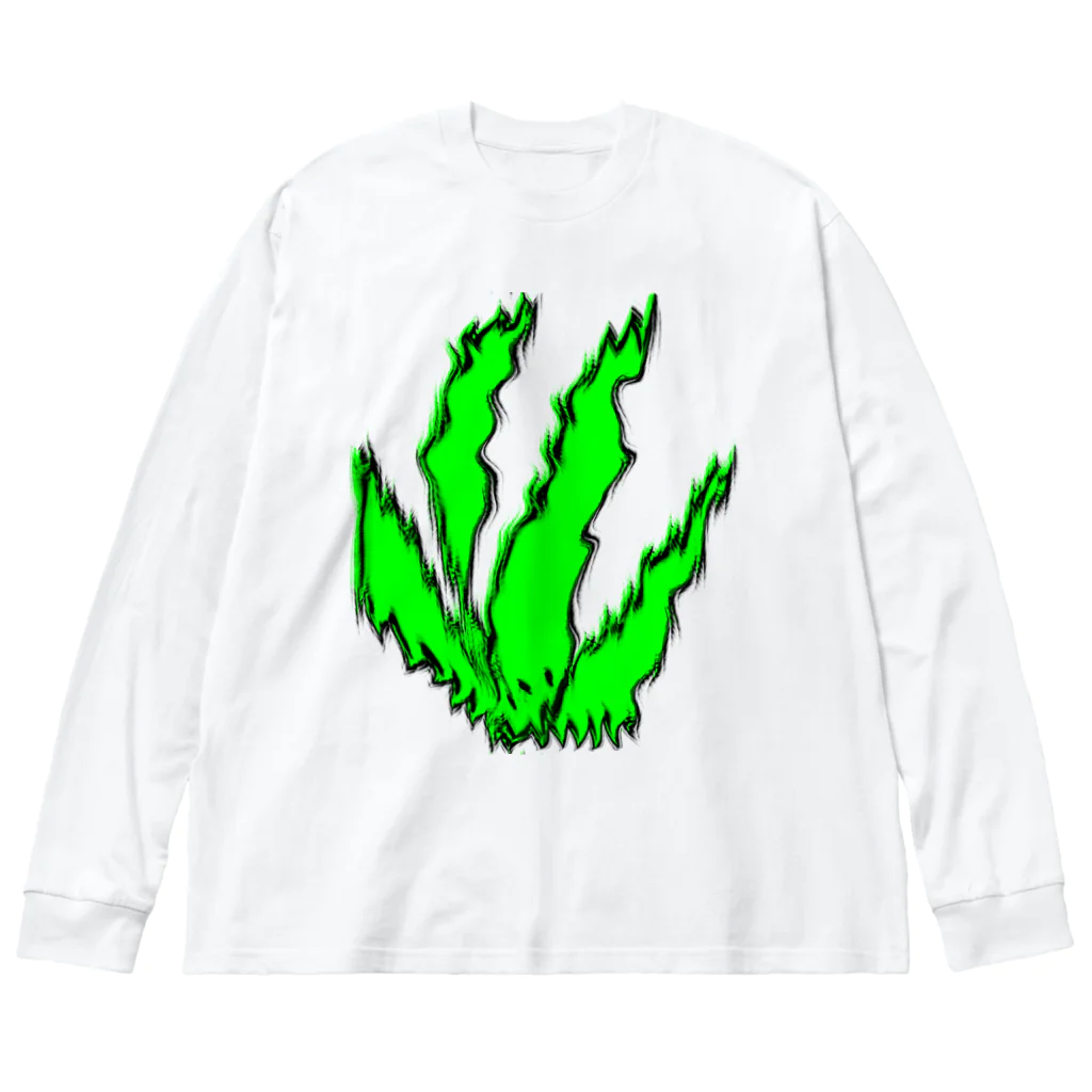 水草の草10 ビッグシルエットロングスリーブTシャツ