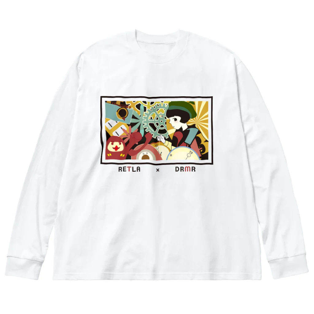 かんちょりさんのRETLA×DRMR Big Long Sleeve T-Shirt