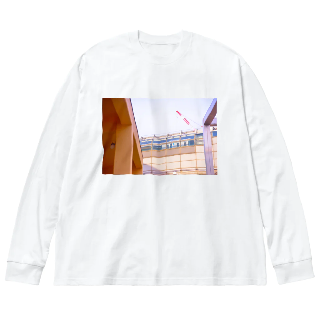 moromoroの春の空 Big Long Sleeve T-Shirt