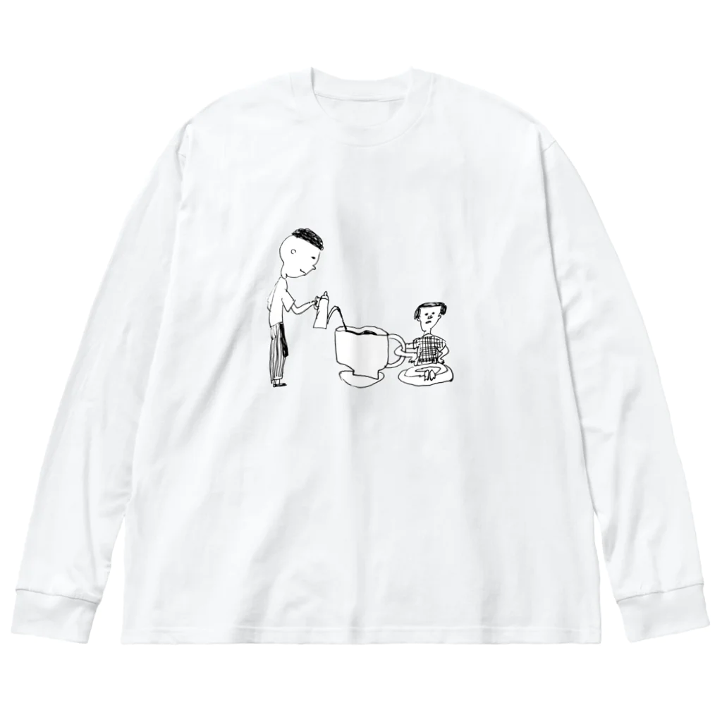 室井雑貨屋のcoffee Big Long Sleeve T-Shirt