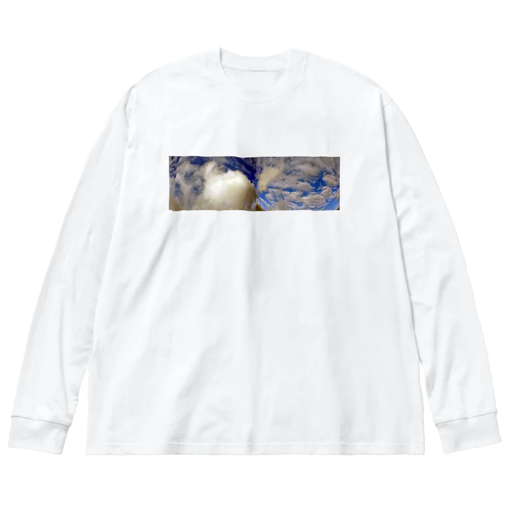 或る by 千～sahasraの吸い込まれる雲 Big Long Sleeve T-Shirt