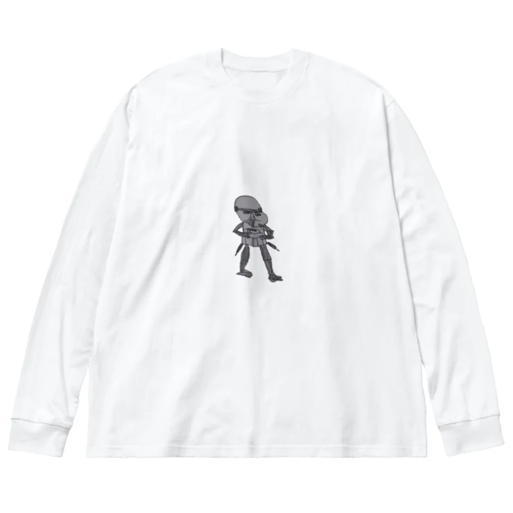 suiの白 ビッグシルエットロングスリーブTシャツ