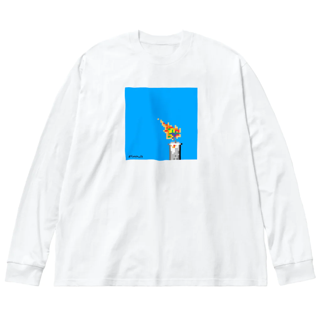 Fondhuの蝋燭 Big Long Sleeve T-Shirt