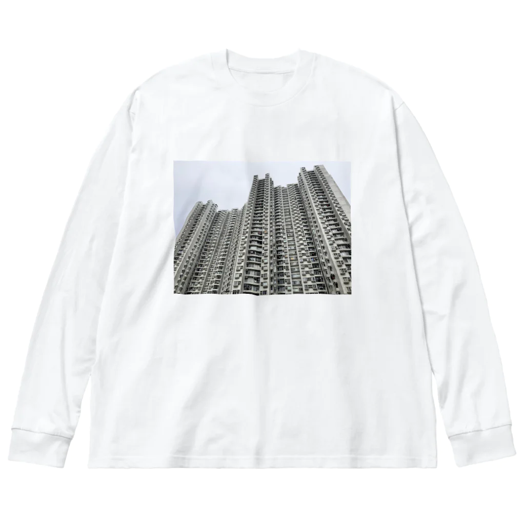 apartment_megの高層アパートメント ビッグシルエットロングスリーブTシャツ