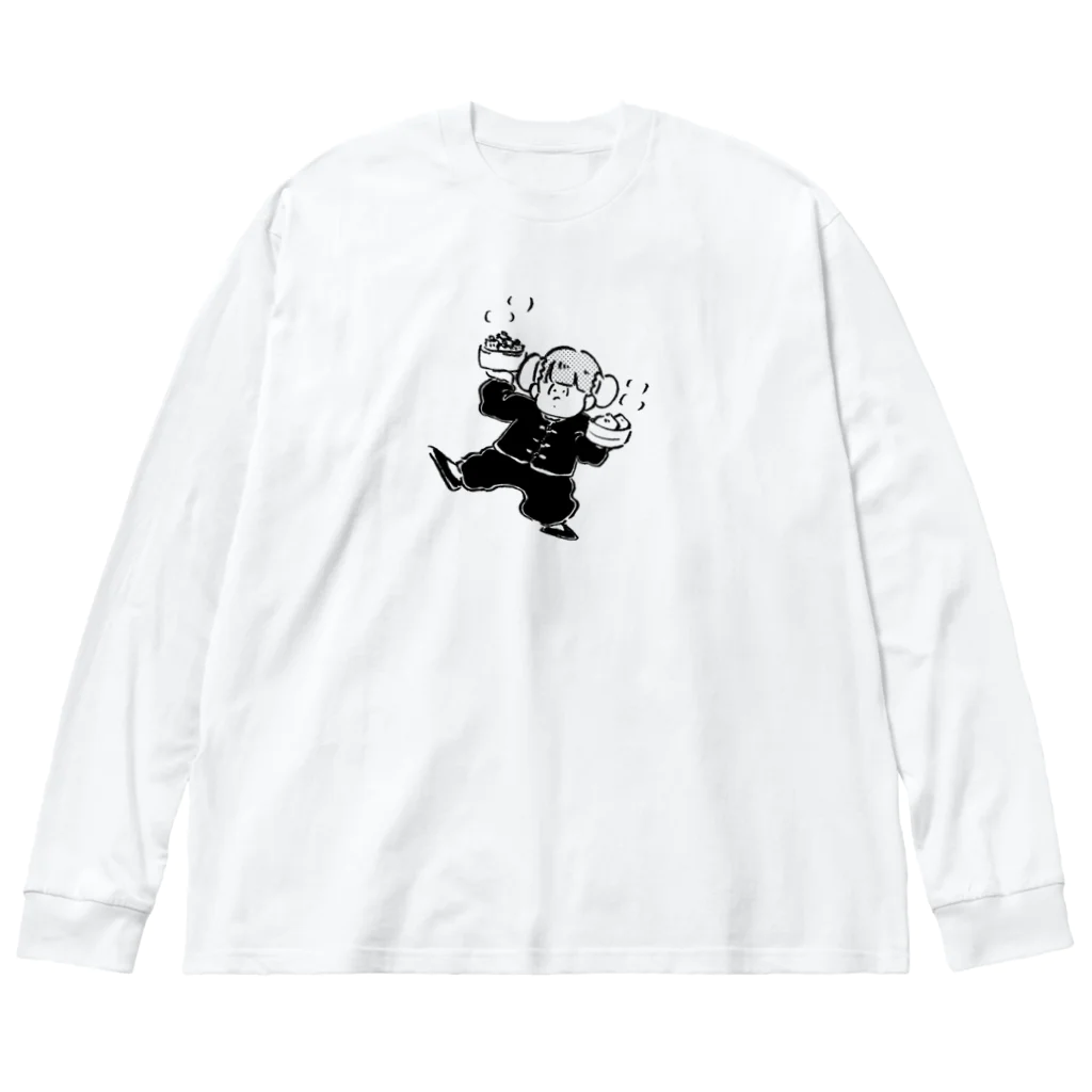 SUZURI de ぺこやのチャイナ子ちゃん Big Long Sleeve T-Shirt