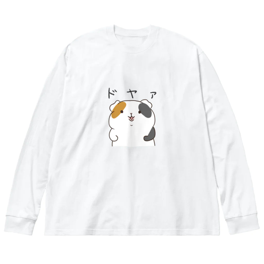 mugiのどやぁはんまさん ビッグシルエットロングスリーブTシャツ