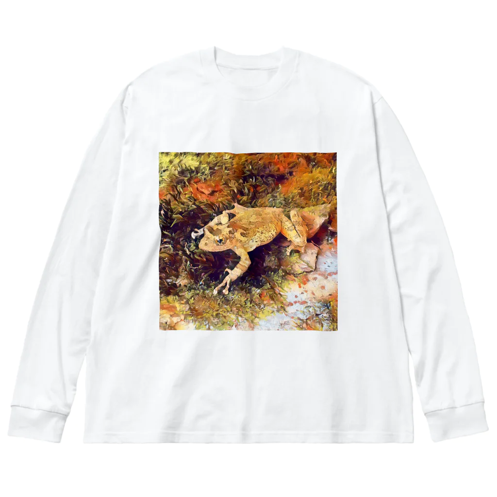 Fantastic FrogのFantastic Frog -Autumn Version- Big Long Sleeve T-Shirt