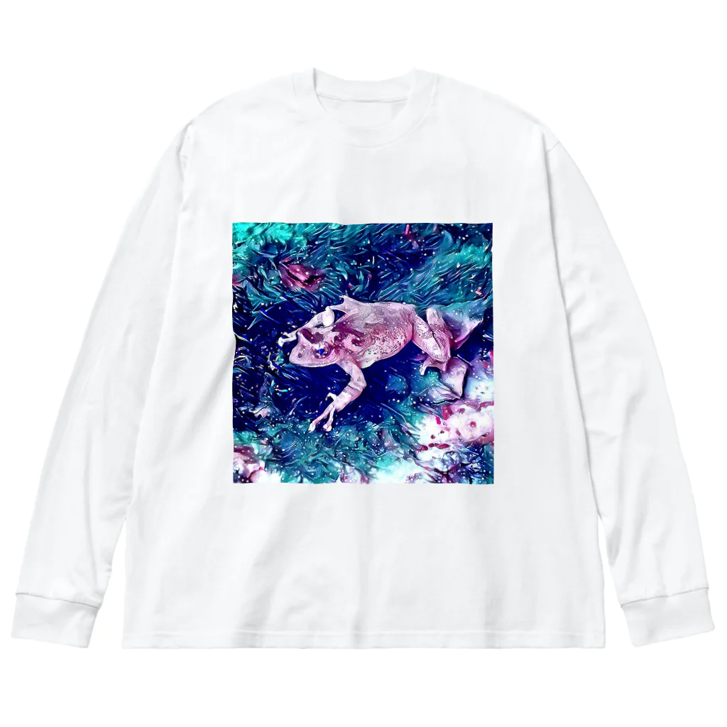 Fantastic FrogのFantastic Frog -Wild Version- Big Long Sleeve T-Shirt