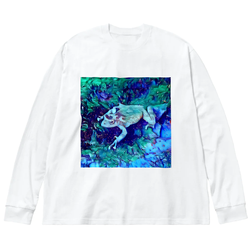 Fantastic FrogのFantastic Frog -Moonlight Version- Big Long Sleeve T-Shirt