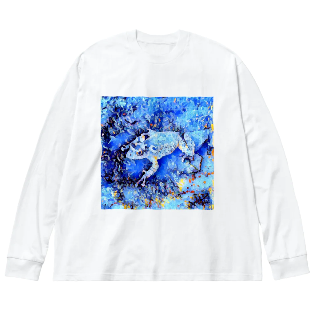 Fantastic FrogのFantastic Frog -Frozen Version- Big Long Sleeve T-Shirt