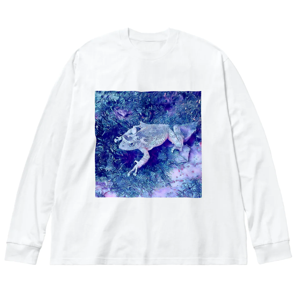 Fantastic FrogのFantastic Frog -Tanzanite Version- Big Long Sleeve T-Shirt