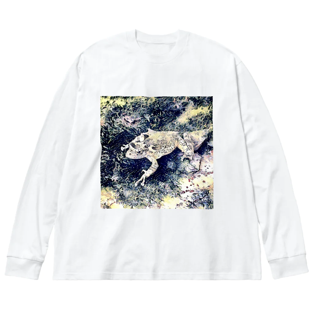 Fantastic FrogのFantastic Frog -Edo Ukiyoe Version- Big Long Sleeve T-Shirt