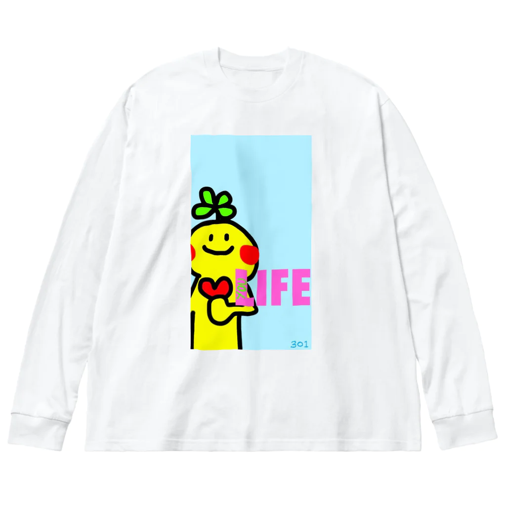 301art worksのあなたの人生応援してます Big Long Sleeve T-Shirt