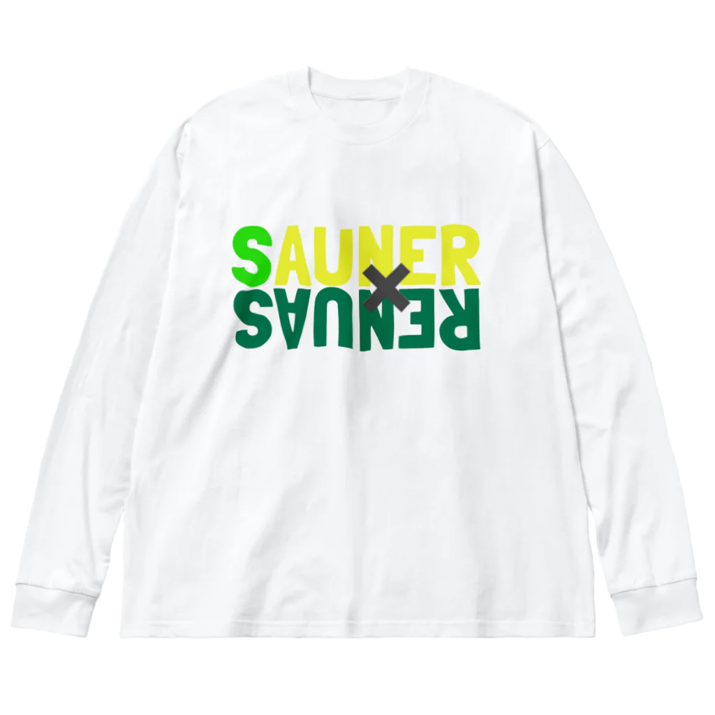 S×SのSAUNER×SAUNER サウナー×サウナー ビッグシルエットロングスリーブTシャツ