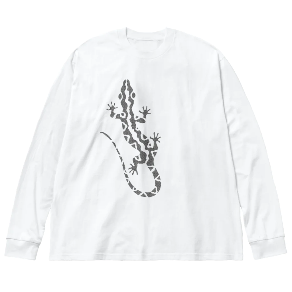 ツバメ堂のとかげちょろり(上向き） Big Long Sleeve T-Shirt