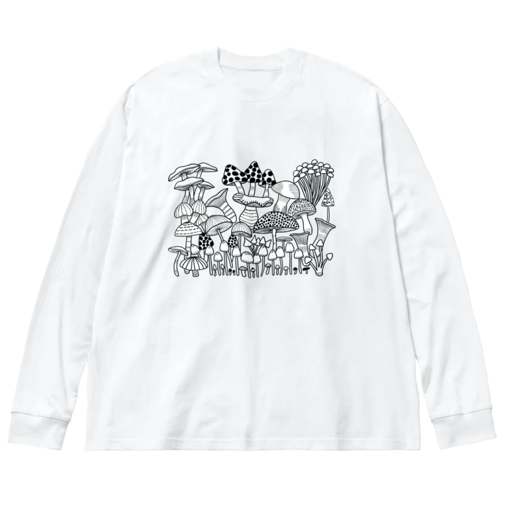 井上フヂヲのきのこ大会 Big Long Sleeve T-Shirt