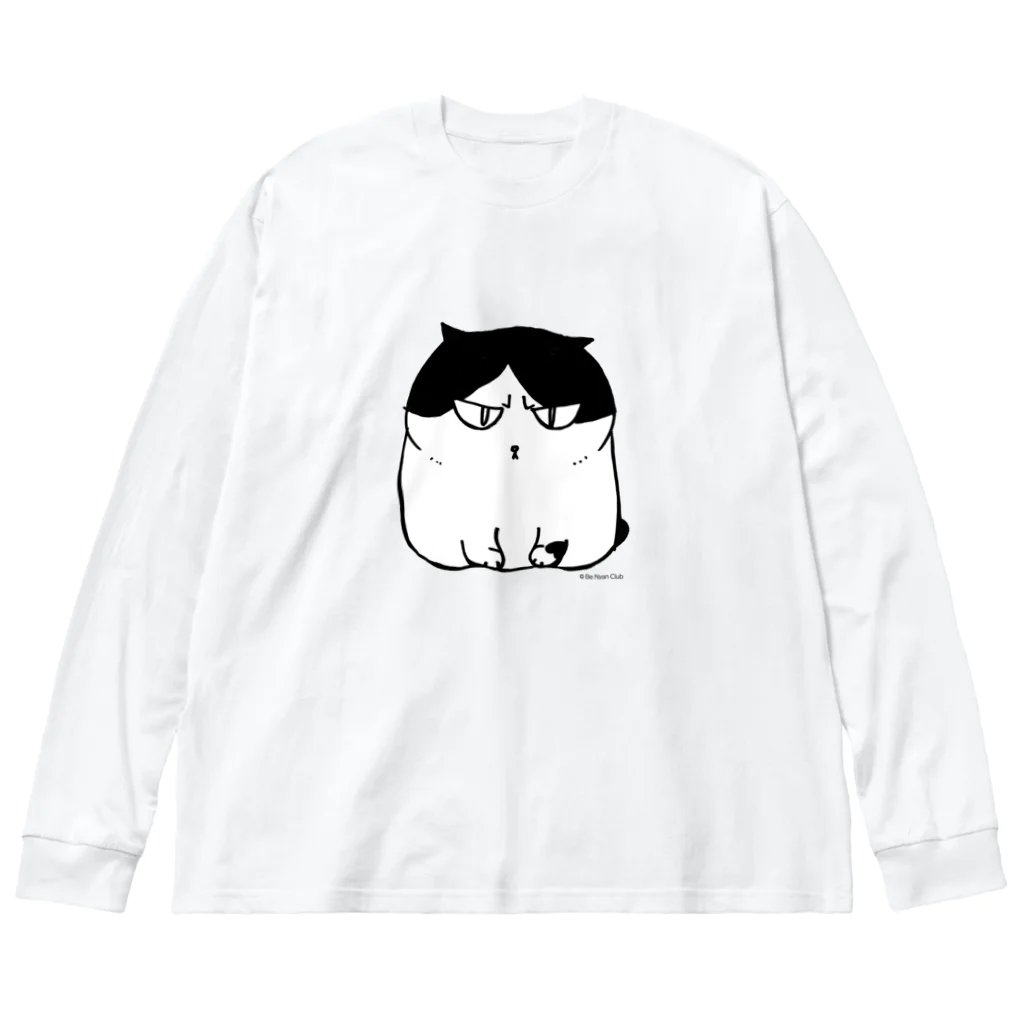 猫ドМさん専用猫グッズのお店　びーにゃんくらぶのふしぎ猫　コムちん Big Long Sleeve T-Shirt