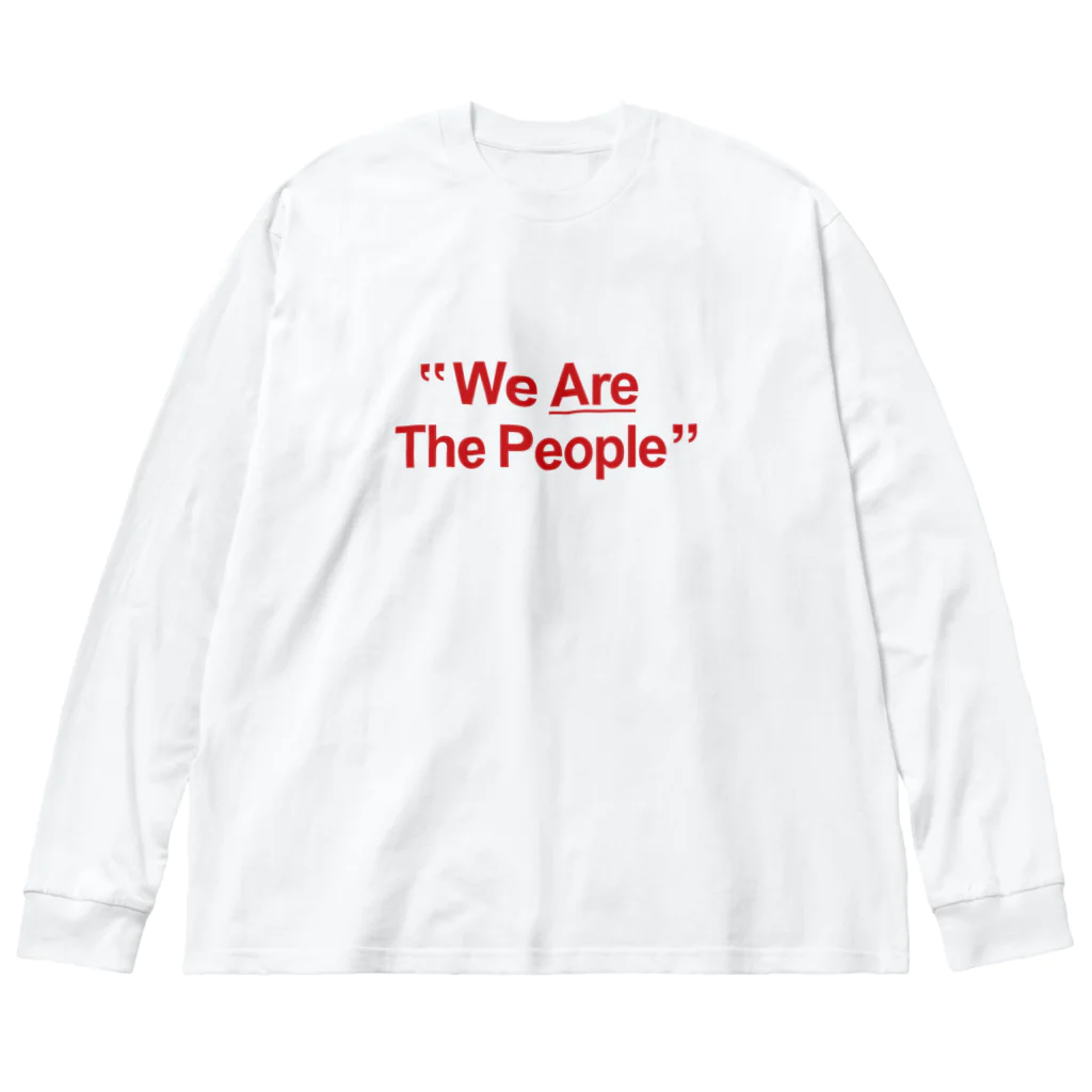 stereovisionのWe Are The People Big Long Sleeve T-Shirt