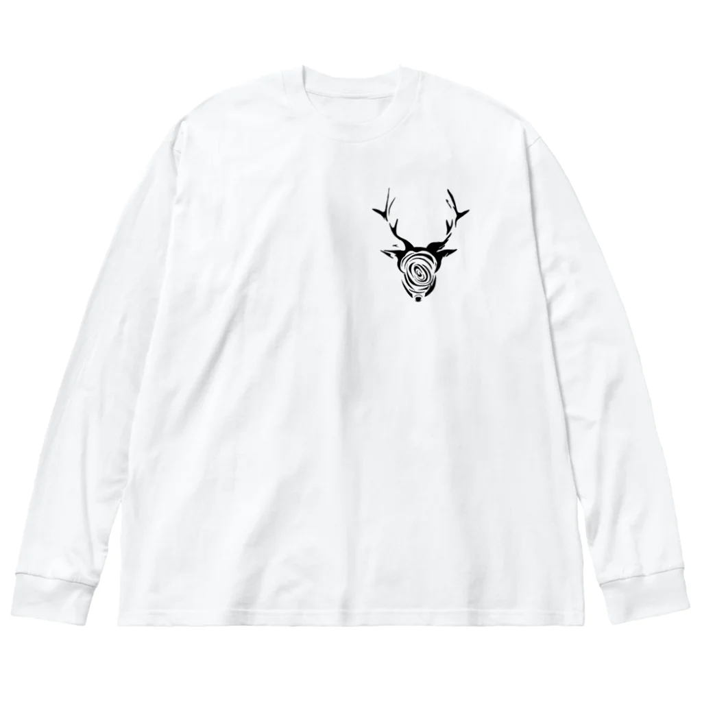 NENRINのNENRIN シカ Big Long Sleeve T-Shirt