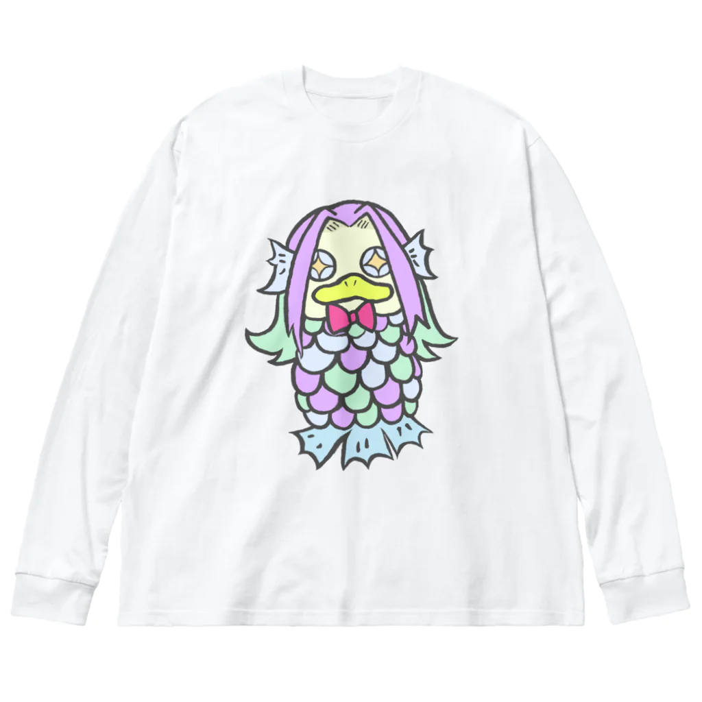 きゃべつばたけのアマビエ Big Long Sleeve T-Shirt