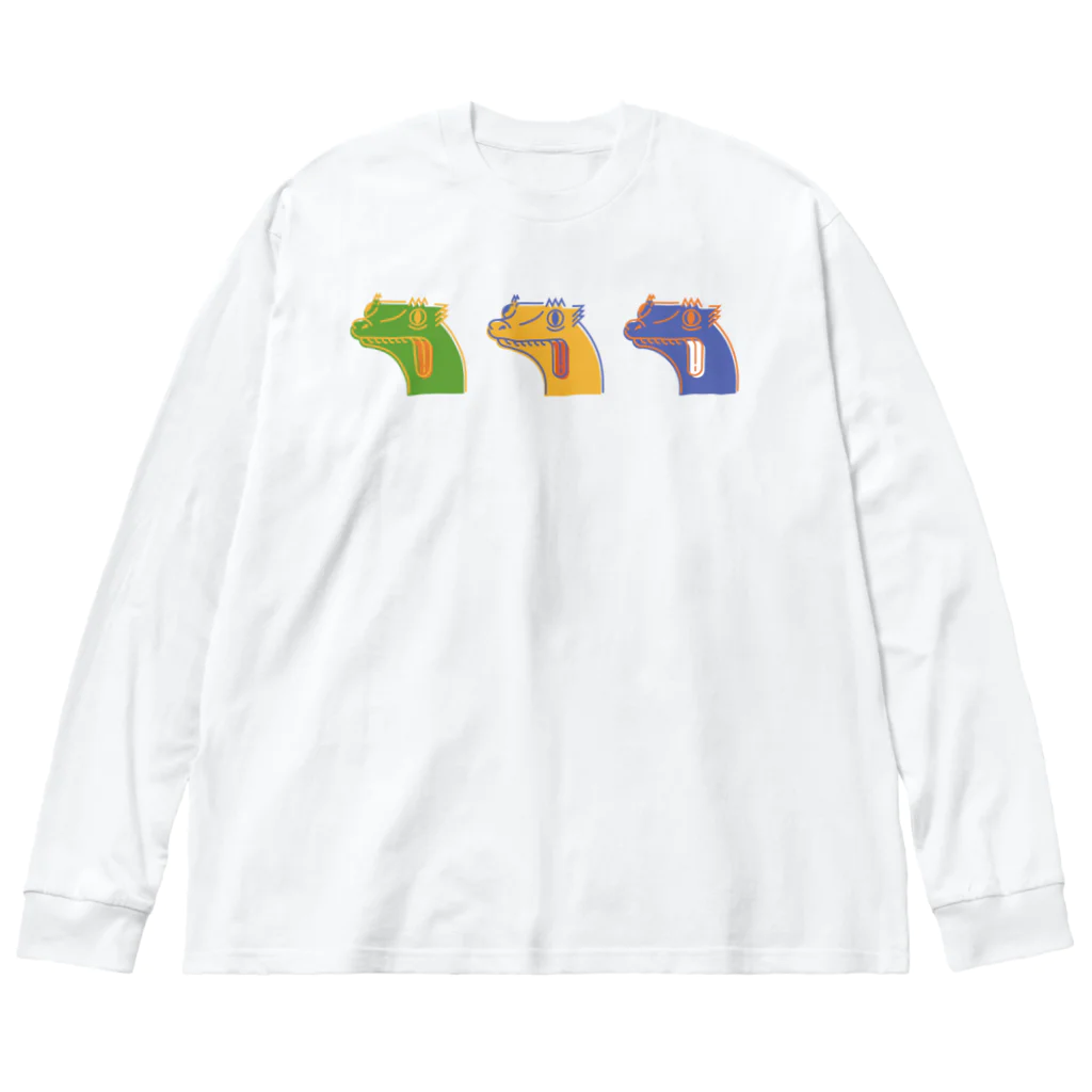 爬虫類グッズ メッサヌンサ - M.R.SのPOPクレス ビッグシルエットロングスリーブTシャツ