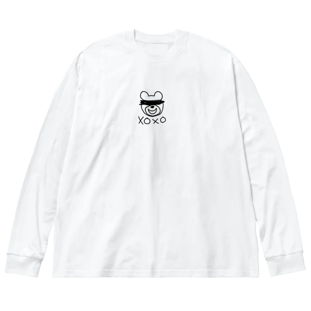 Chankiiiのベアだべあ ビッグシルエットロングスリーブTシャツ