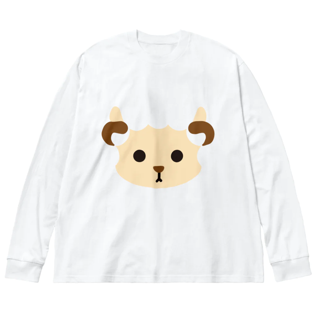 フォーヴァの干支アップ-未-animal up-アニマルアップ- Big Long Sleeve T-Shirt