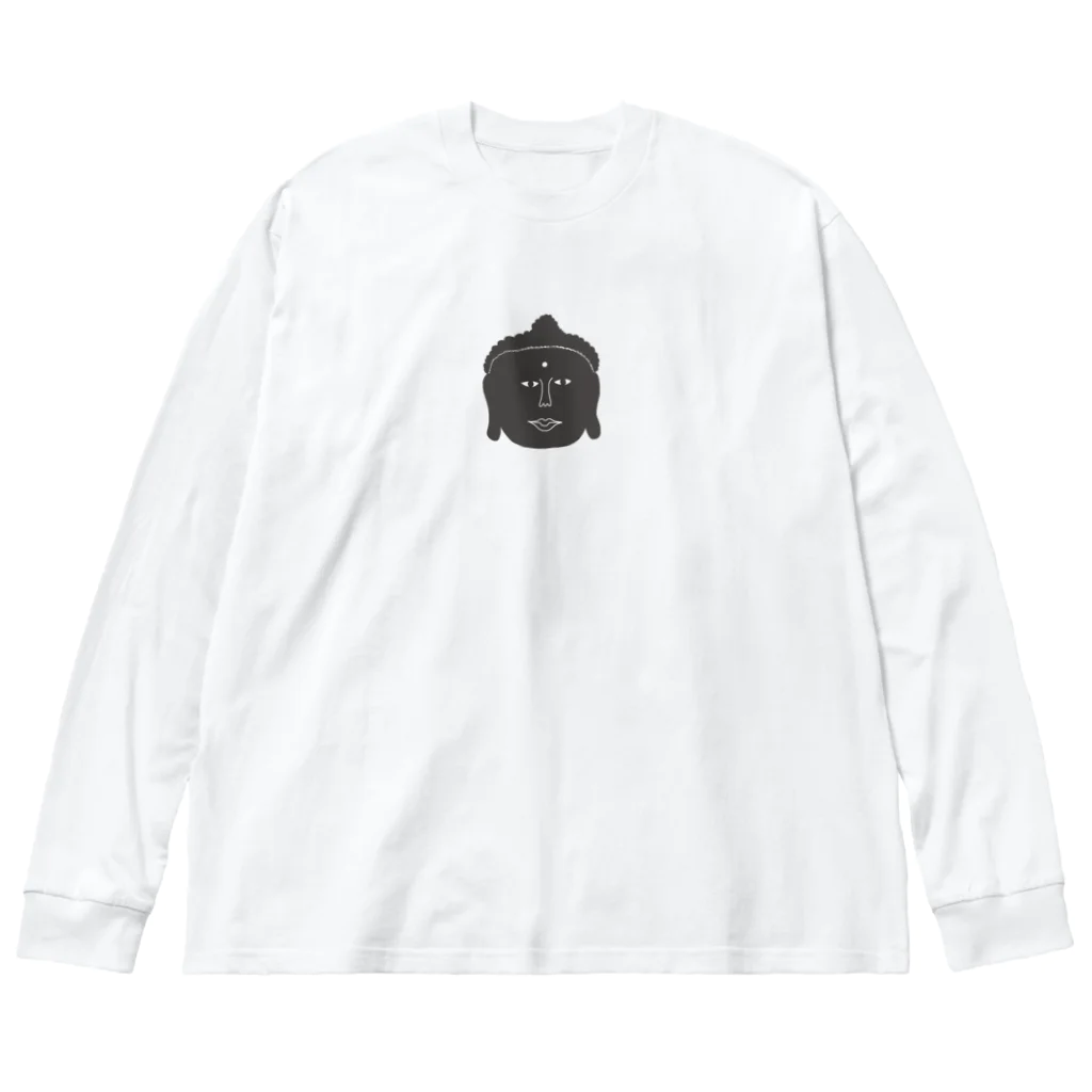 ajitukeの大仏さんのお顔 Big Long Sleeve T-Shirt