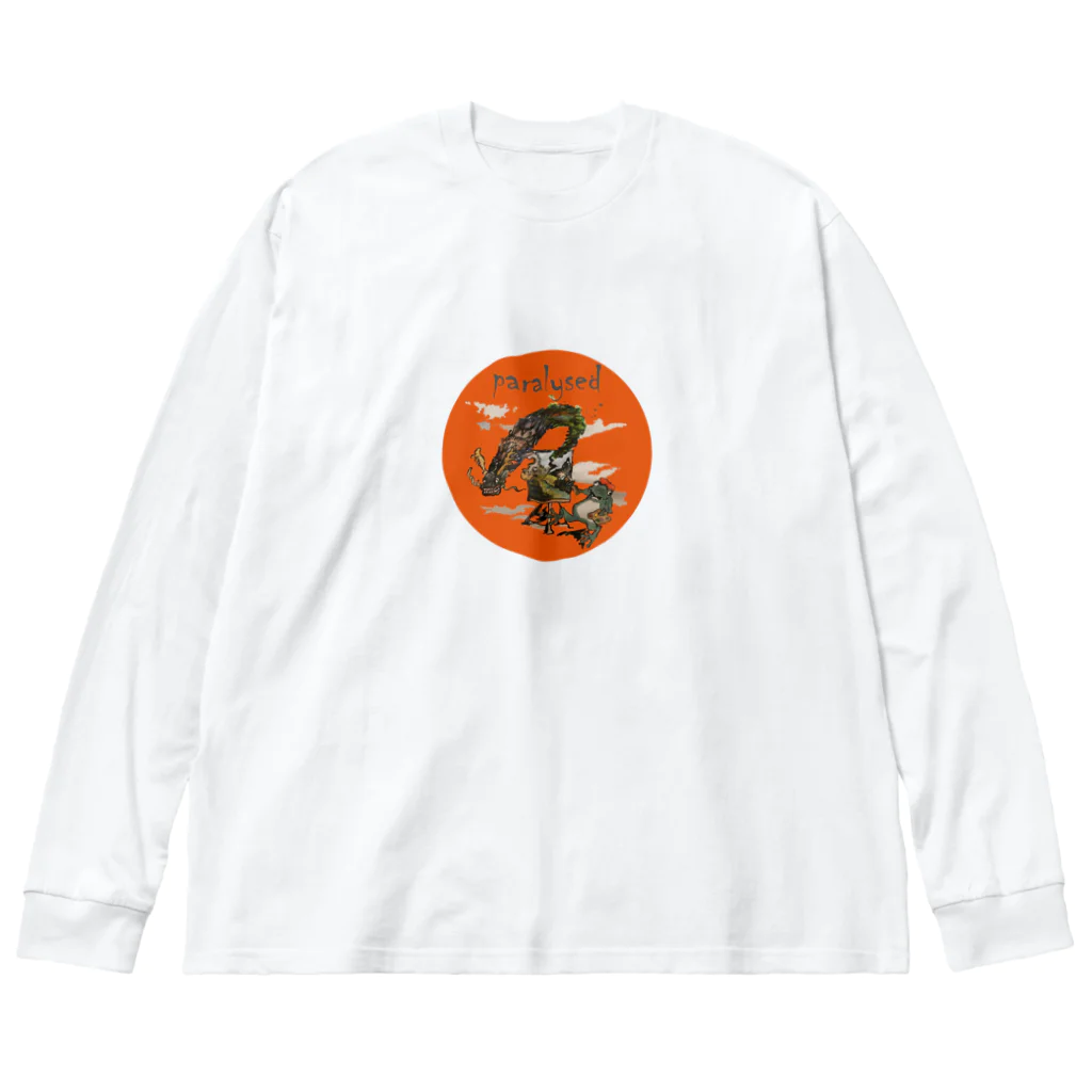 Brook(NBC games)の蛙（円） Big Long Sleeve T-Shirt