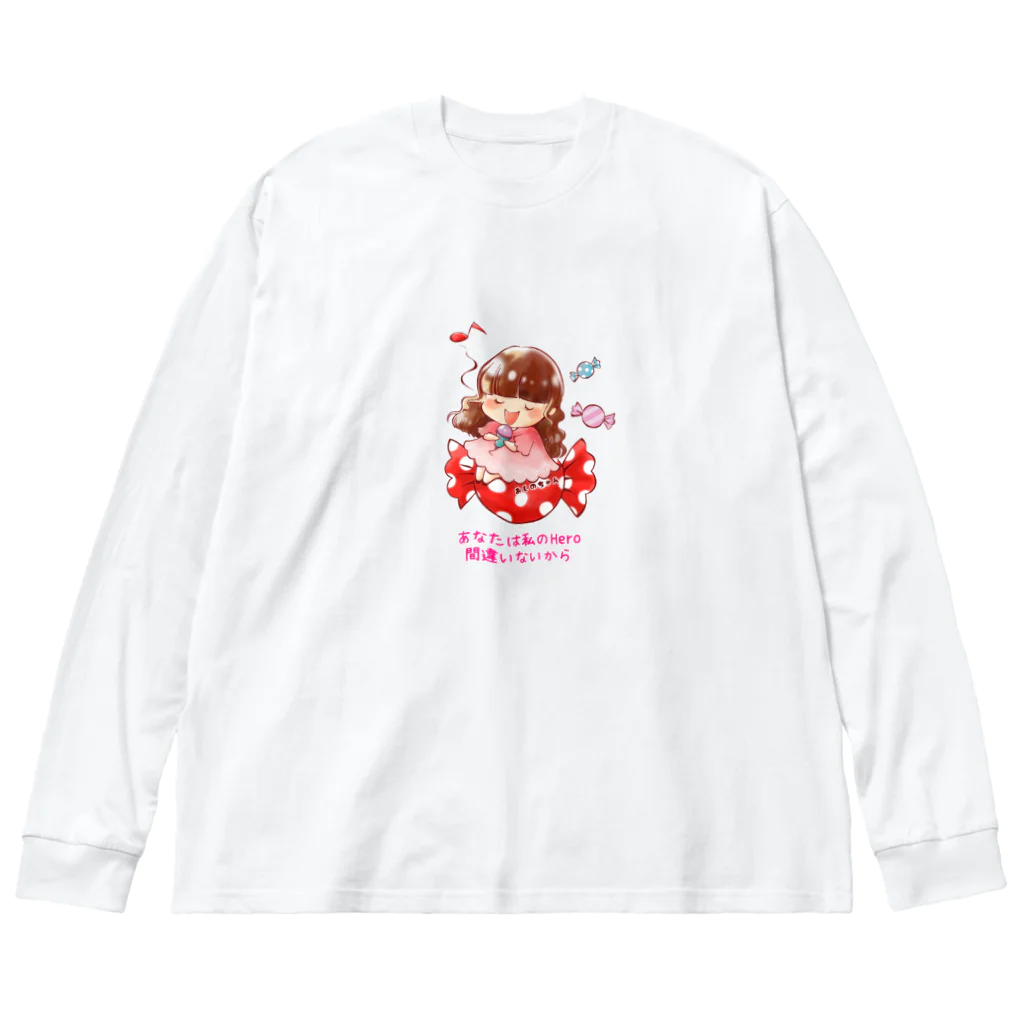 キャンディーおしのちゃんグッズのキャンディーおしのちゃん Big Long Sleeve T-Shirt