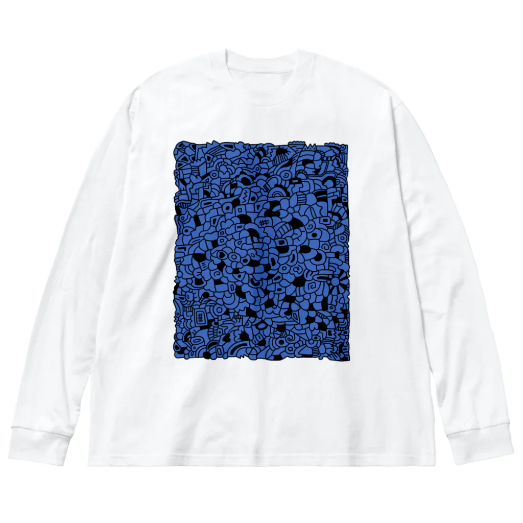 さらだのcells よるのくらやみ Big Long Sleeve T-Shirt