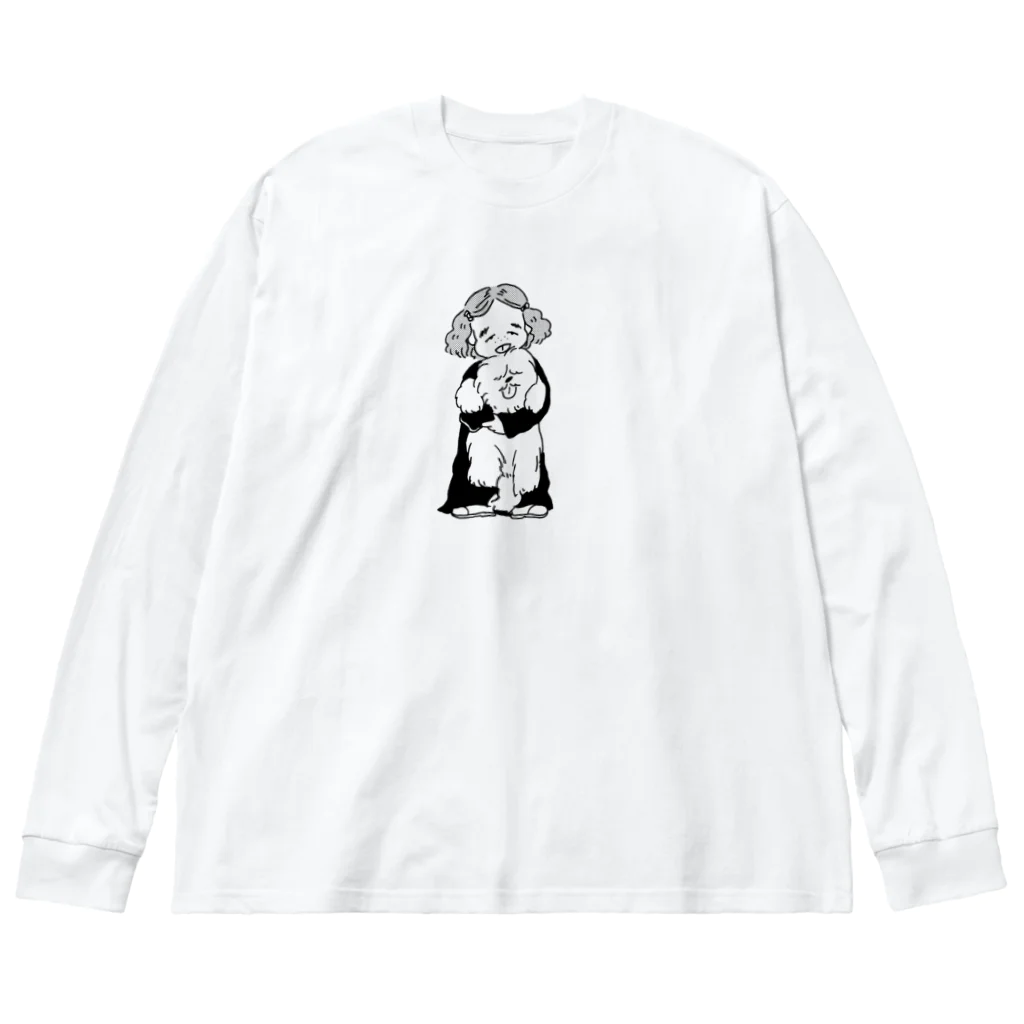 SUZURI de ぺこやのわんわん ビッグシルエットロングスリーブTシャツ