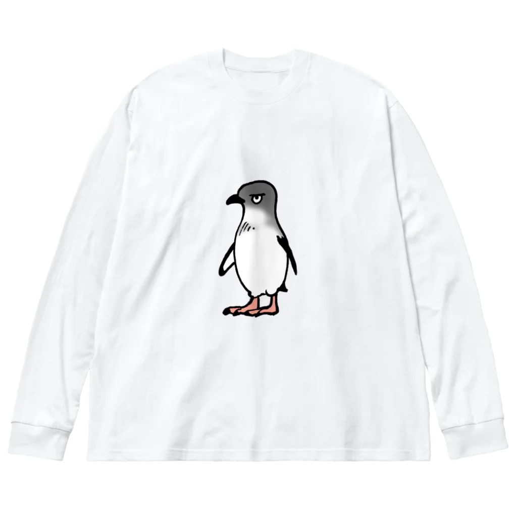 空とぶペンギン舎のコガタペンギンA Big Long Sleeve T-Shirt