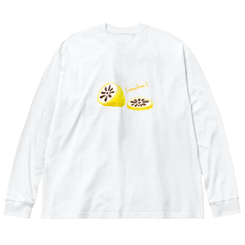 そらまめのれもこん ビッグシルエットロングスリーブTシャツ