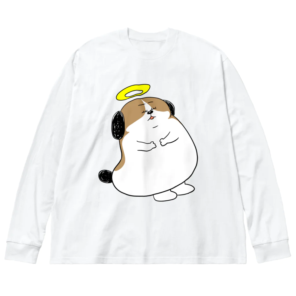 マツバラのもじゃまる昇天 Big Long Sleeve T-Shirt