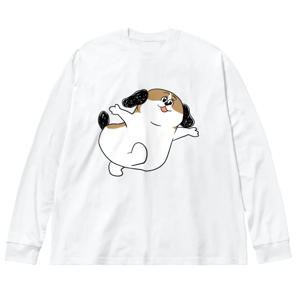 マツバラのもじゃまるあそんで Big Long Sleeve T-Shirt