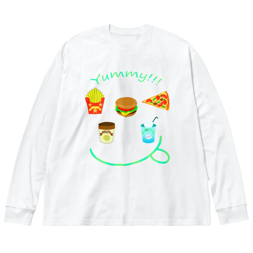 Yokokkoの店のYUMMY!!! Big Long Sleeve T-Shirt