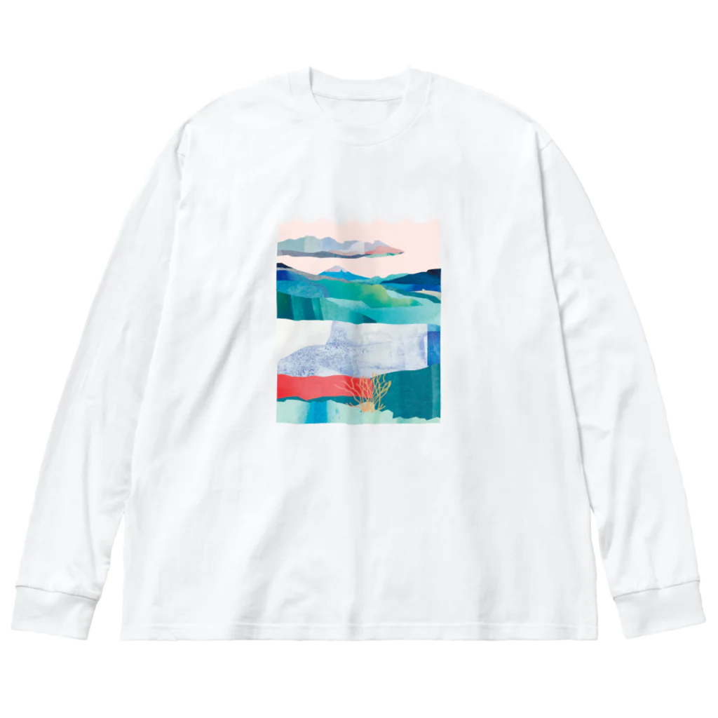 クボタノブエのNEW YEAR 富士 Big Long Sleeve T-Shirt