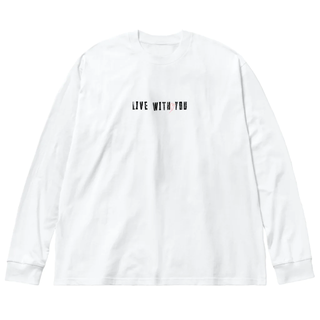 ❤Loveちゃんshop❤のLive with you ビッグシルエットロングスリーブTシャツ