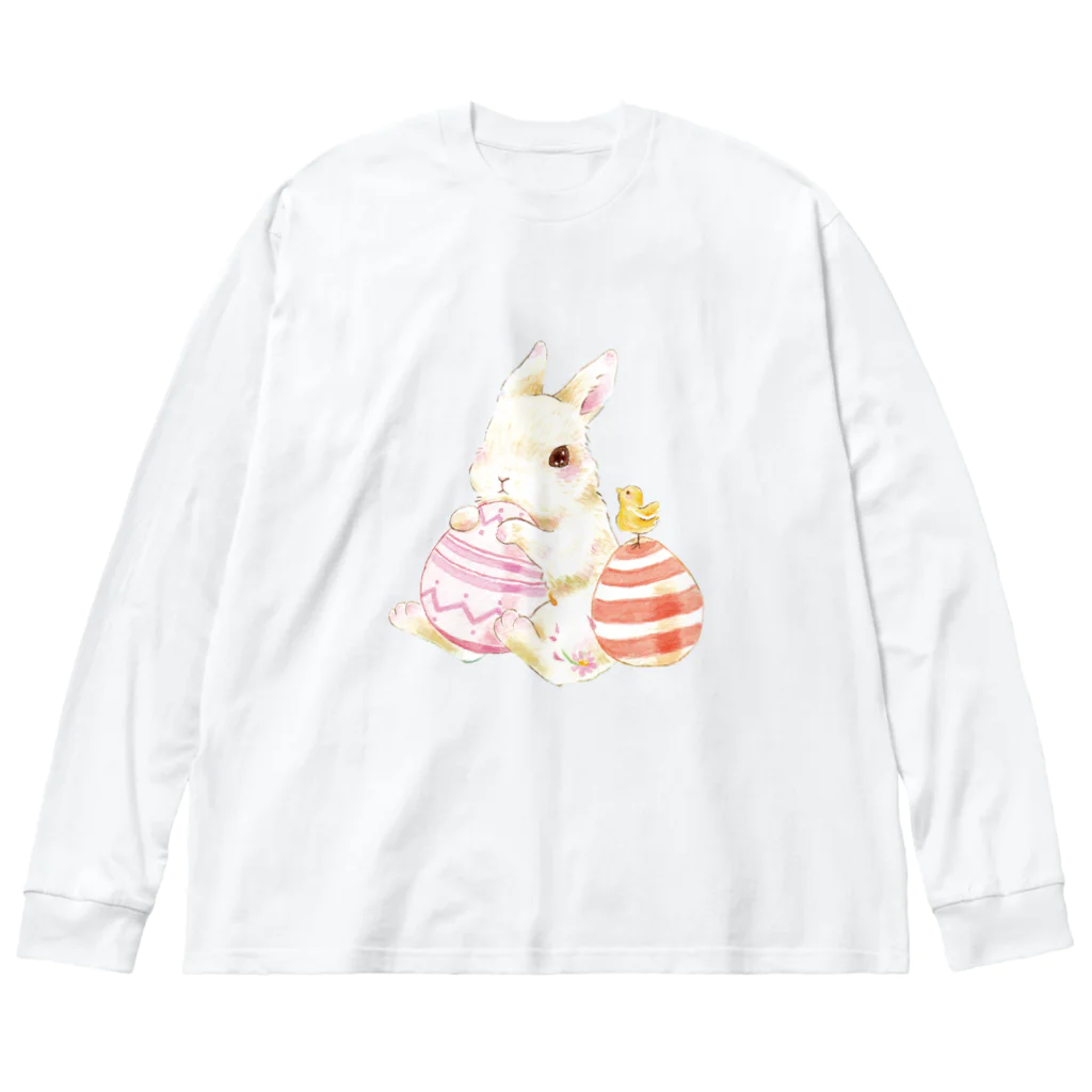 しず華＊(カラー･リボンボン)のEaster ビッグシルエットロングスリーブTシャツ