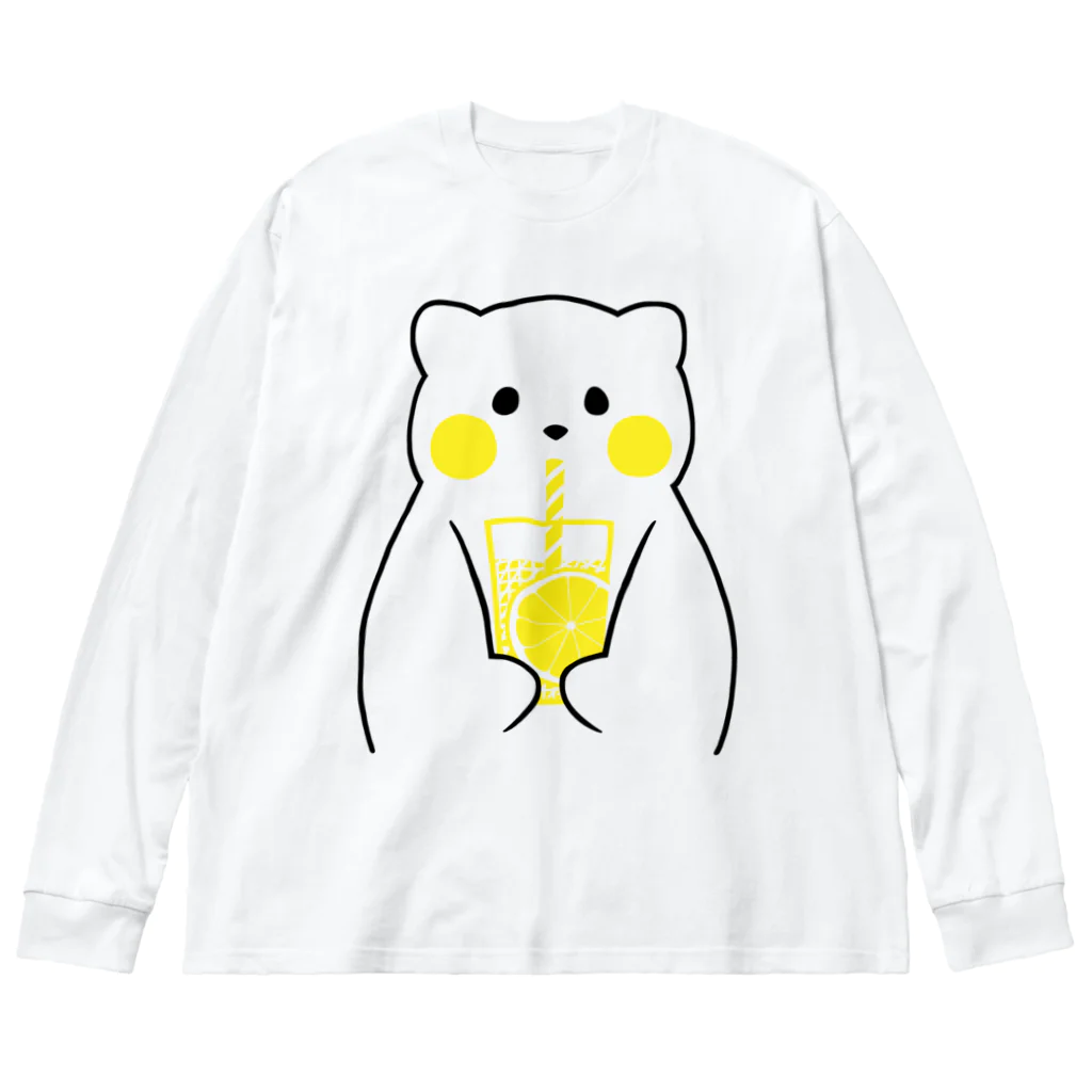 tafu tafuのレモネードしろさん Big Long Sleeve T-Shirt