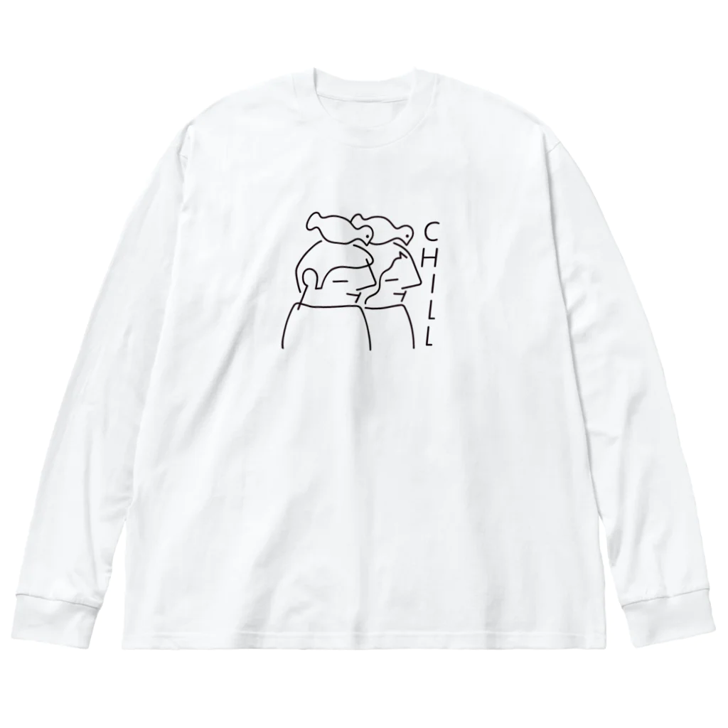 BBPのCHILL ビッグシルエットロングスリーブTシャツ