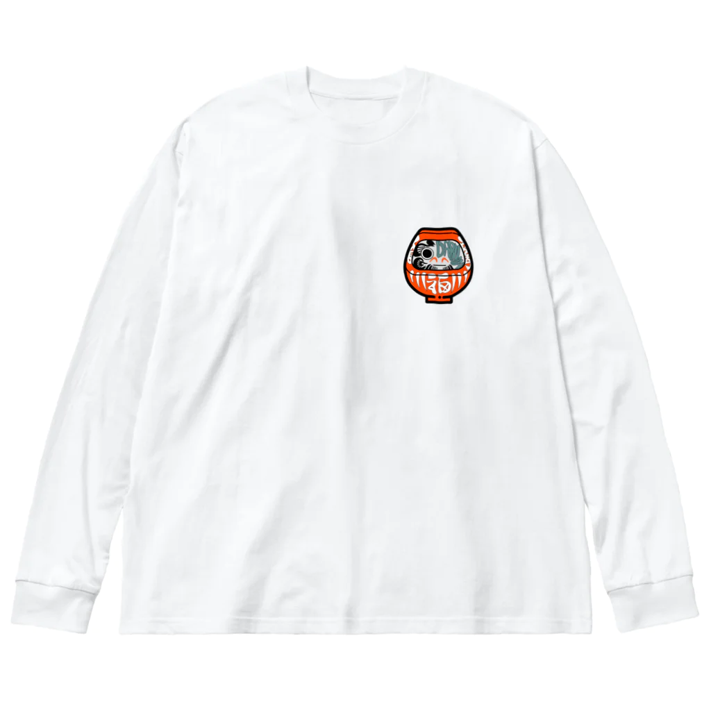 ワサビのDARUMA  Big Long Sleeve T-Shirt