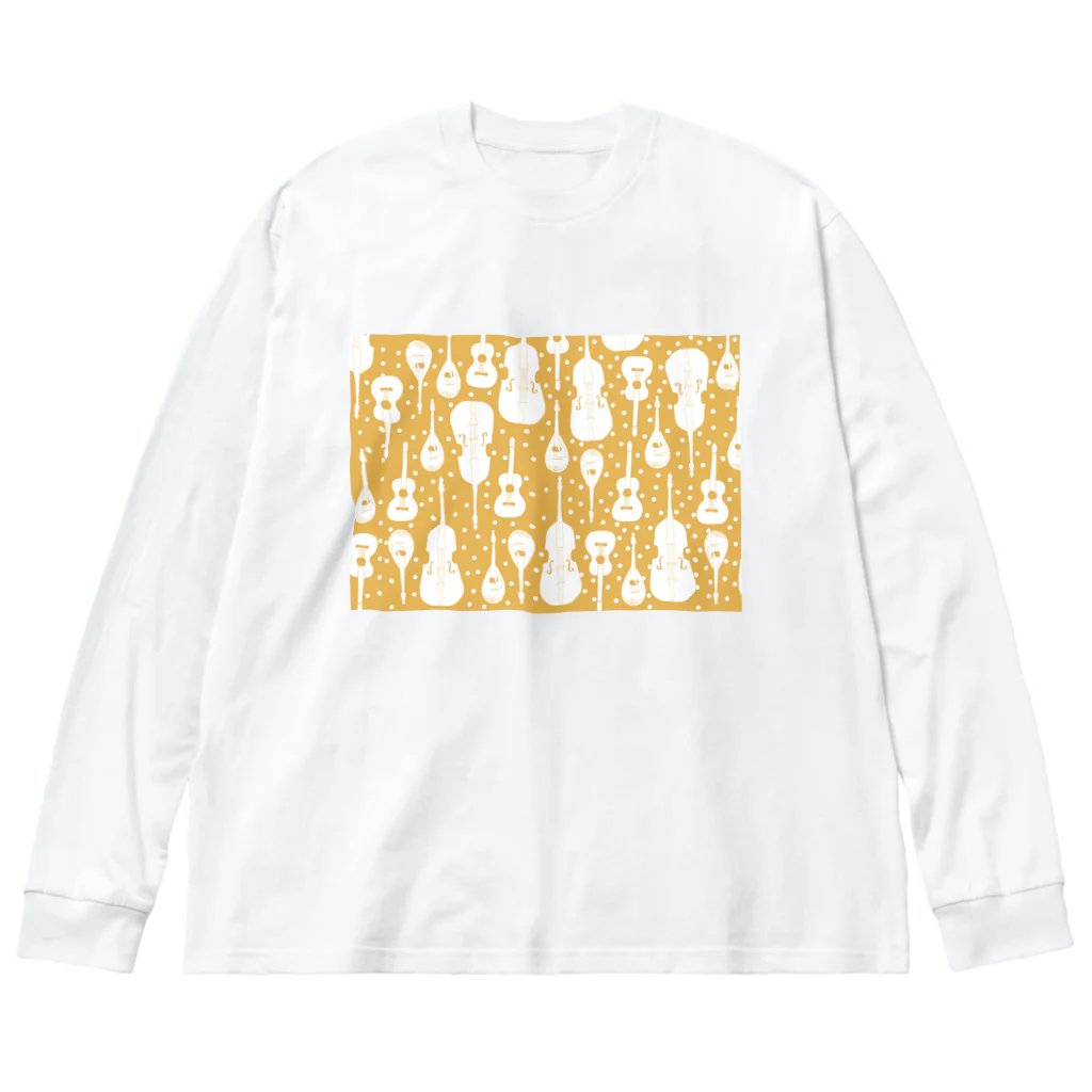 東風のマンドリンオーケストラ(orange,dot) Big Long Sleeve T-Shirt