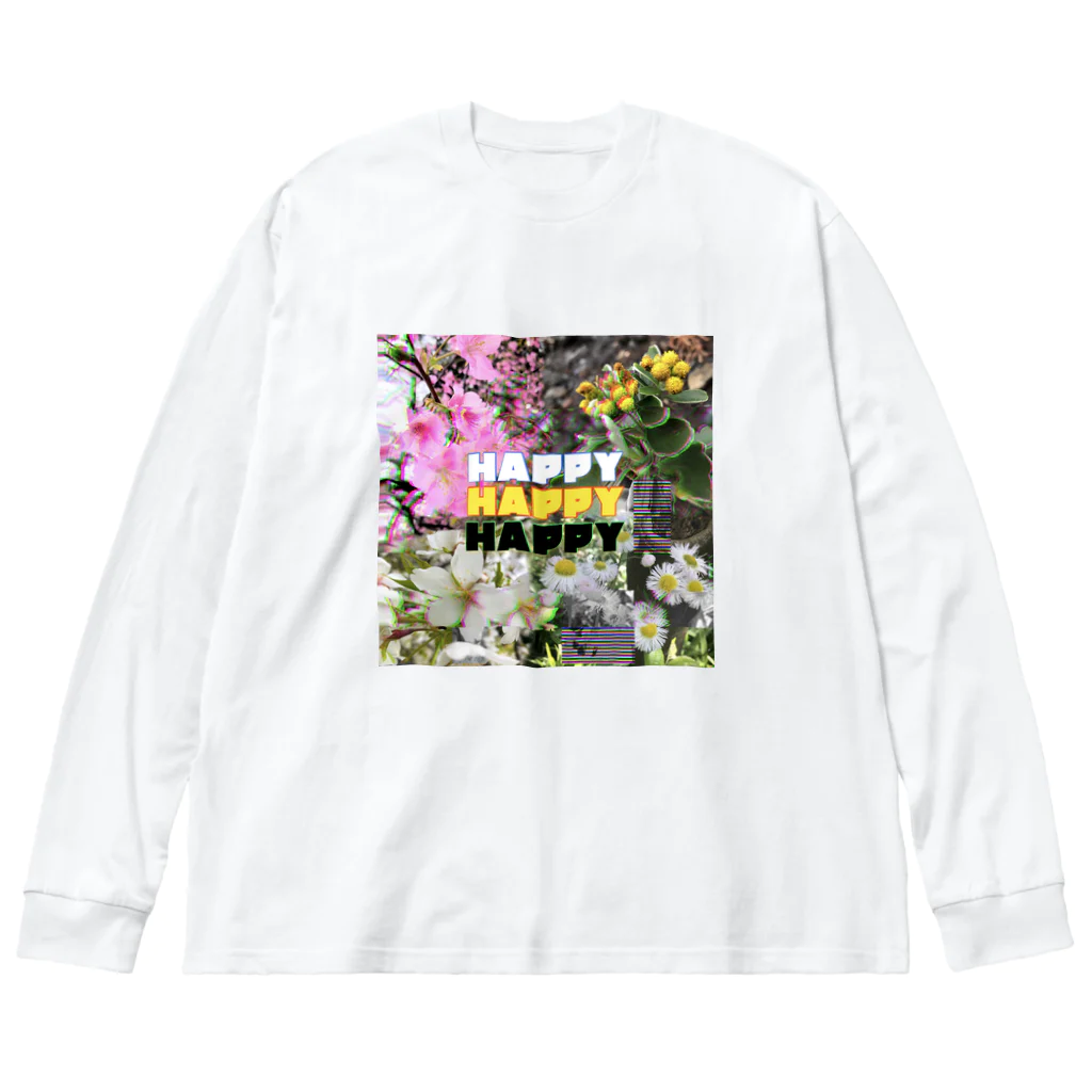 らっくー@デザイン勉強中の花たち Big Long Sleeve T-Shirt