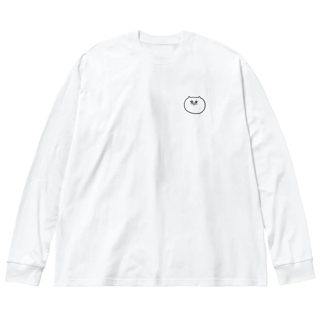 たかきゅーしょっぷのしろくろちゃん Big Long Sleeve T-Shirt