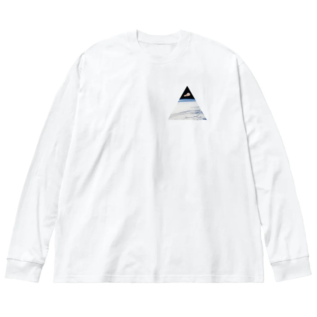 Maison Curry Club /メゾンカレークラブのTrinaangle T-shirt （トライナングルTシャツ） Big Long Sleeve T-Shirt