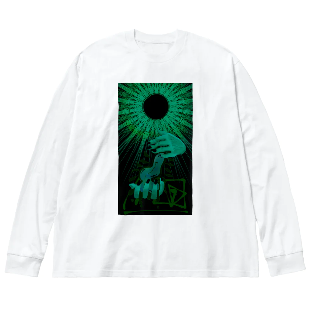 麟暁法師の翠環日食 Big Long Sleeve T-Shirt