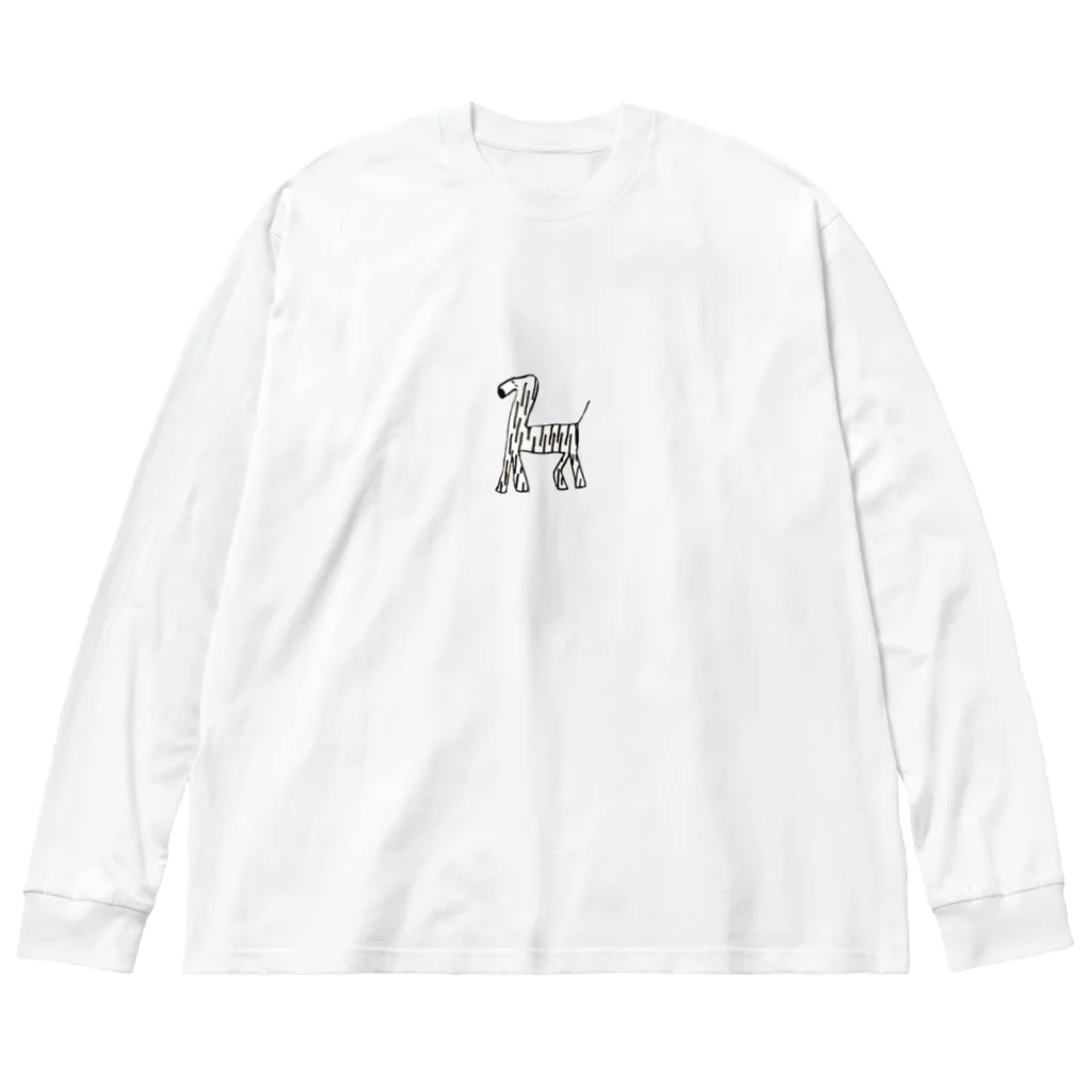 SAKOのしょうこちゃんの本気/シマウマ ビッグシルエットロングスリーブTシャツ